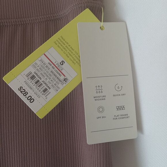 Women's Ultra High-Rise Rib Leggings - All in Motion™ Brown S - Picture 4 of 11